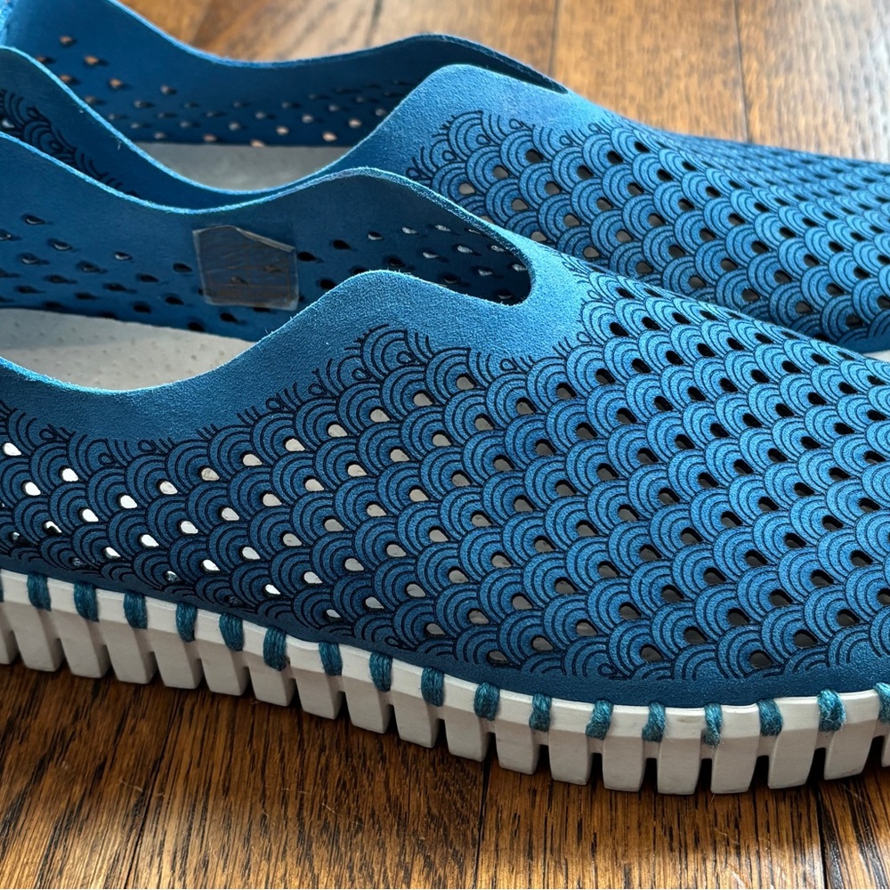 Ilse Jacobsen Blue Women's Tulip Flats 36